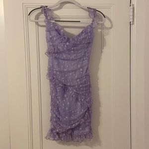Hello Molly: Flirty Friend Dress in lilac size Small